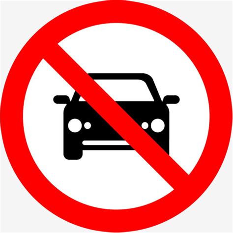 No Hay Se Al De Prohibido Coche Png Dibujos Iconos De Coche Sin