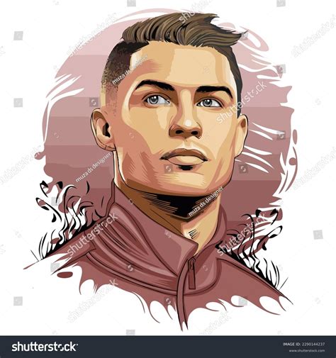 Cristiano Ronaldo Poses Design Vector Stock Vector (Royalty Free ...