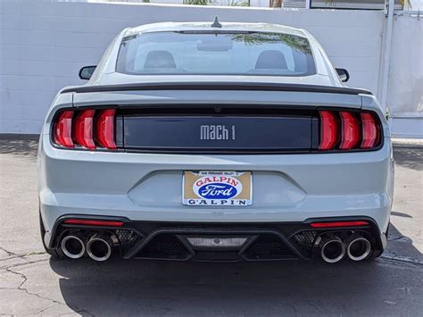 Fighter Jet Gray 2021 Ford Mustang Mach 1 Up For Grabs With 82 Miles On 50l V8 Autoevolution