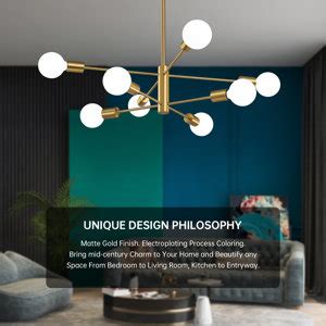 Corrigan Studio Ariyona 8 Light Dimmable Modern Sputnik Sphere