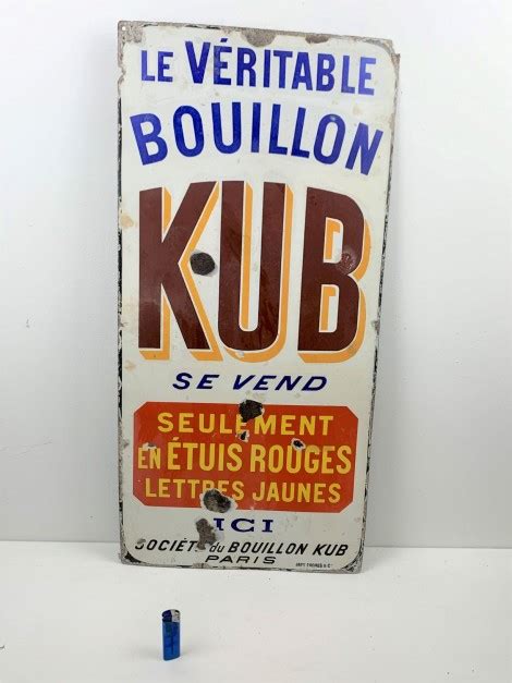 Bouillon Kub Plaque Maill E Paris D Japy Freres