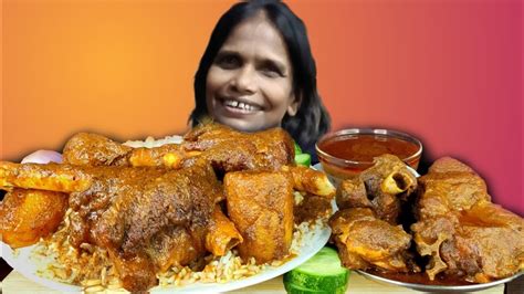 Ranu Mandal Eating Chicken Ranu Mandal Eating Ranu Mandal Eating Food