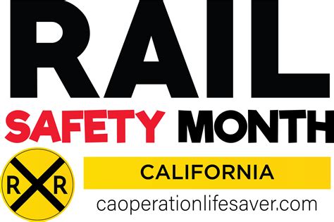 Rail Safety Month Rail Safety Week All Year Long California