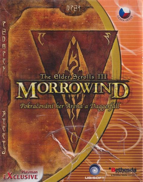 The Elder Scrolls Iii Morrowind Box Cover Art Mobygames