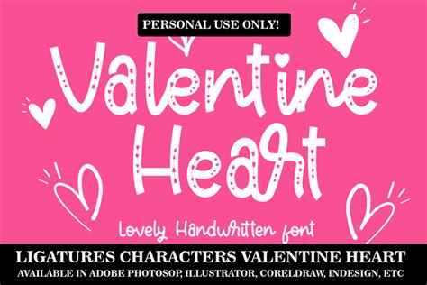 Valentine Heart Font FREE Download & Similar Fonts | FontGet