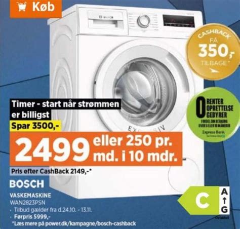 Bosch Vaskemaskine Power Oktober Alle Tilbudsavis