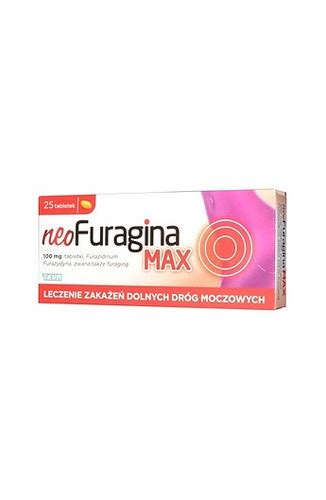 NeoFuragina Max 100 mg lek na zakażenie dróg moczowych tabletki 25