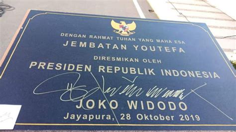 Resmikan Jembatan Youtefa Presiden Jokowi Jadikan Sebagai Momentum