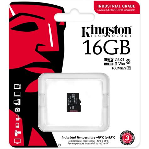 Cart O De Mem Ria Kingston Technology Industrial Gb Microsdxc Uhs I