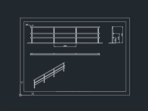 Bloques Autocad Gratis De Arquitectura Barandillas Y Cierres Hot Sex