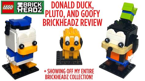 Lego Donald Duck Pluto And Goofy Brickheadz Review Plus My Entire