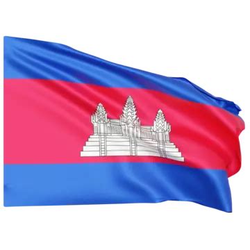 Cambodia Flag With Pole Cambodia Flag Waving Cambodia Flag Waving