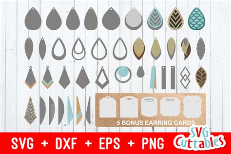 Earring Bundle | SVG Cut Files