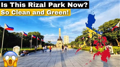 Amazing Rizal Park In Manila Philippines The Cleanest Park Ive Seen