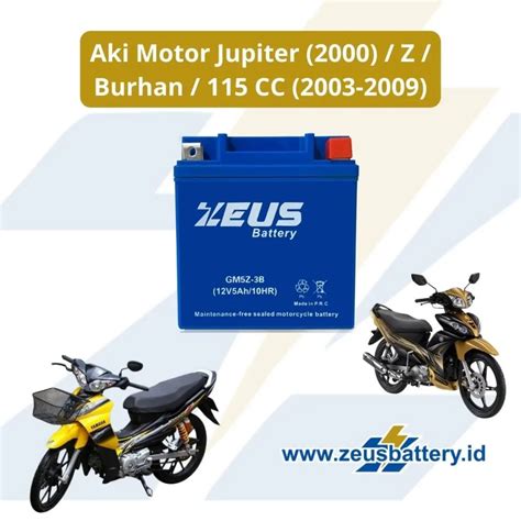 Aki Motor Jupiter Terbaik Harga Dan Spesifikasi