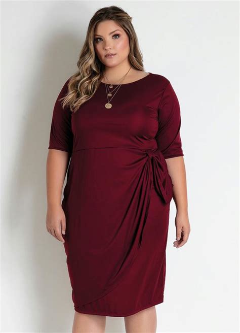 Vestido Bord La O Plus Size Marguerite