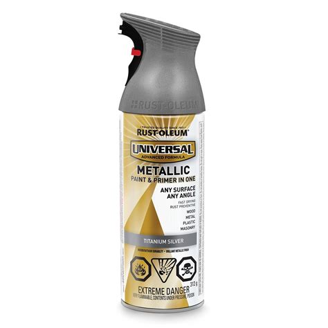 Rust Oleum - 312 g Metallic Spray Paint & Primer | Spray Paint ...