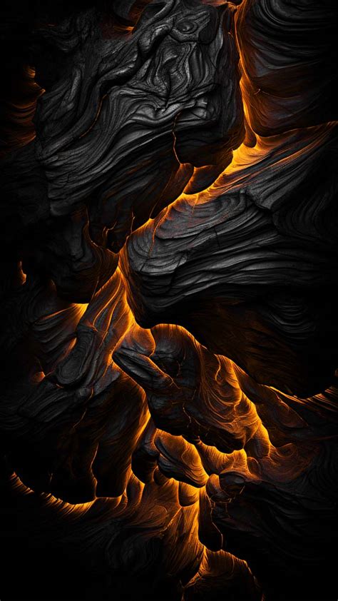 Black Lava IPhone Wallpaper 4K IPhone Wallpapers