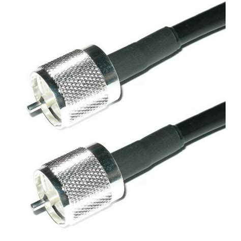 RG8X COAX CABLE for CB / Ham Radio w/ PL259 Connectors - 75 ft - RG-8x ...