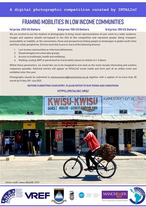 Framing mobilities in low income communities: A digital photography competition curated by ...