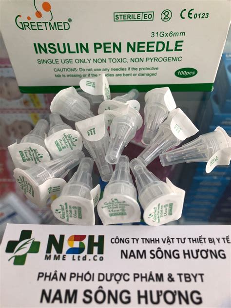 Đầu bút kim tiêm insulin Đầu kim chích tiểu đường 31G Kim bánh ú