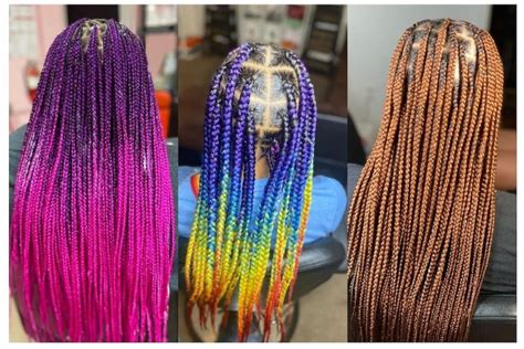 24 Medium Knotless Braids With Curly Ends Twists Turns And Terrific Tails Lookosm