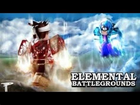 Consegui Poderes De Elementos No Roblox Elemental Battleground YouTube