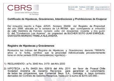 Certificado de hipotécas y gravamenes Qué es y cómo obtenerlo de