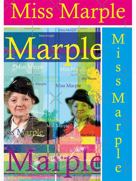 "Julia McKenzie as Miss Marple, the clever detective from England ...