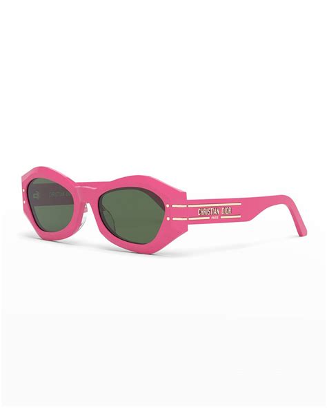 Dior Signature B1u Sunglasses Shiny Pink Editorialist