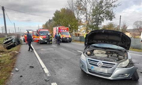 FOTO VIDEO Accident grav în nord vestul țării A fost activat Planul Roșu