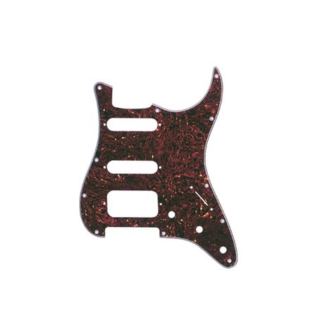 Fender Pickguard Stratocaster H S S Hole Mount Tortoise Shell