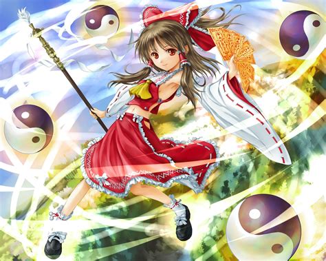 The Big Imageboard Tbib Armpits Bad Id Bad Pixiv Id Bangs Hakurei Reimu Phase Solo Touhou