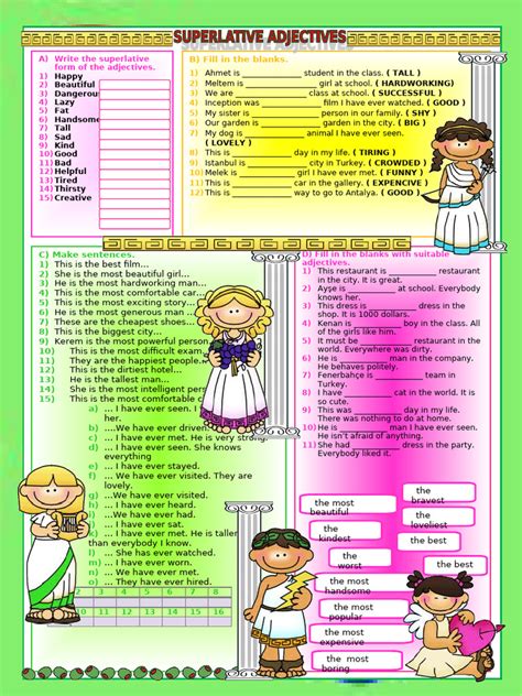 Worksheet Superlatives | PDF