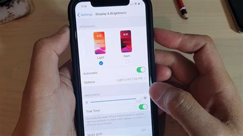 Iphone 11 Pro How To Enable Disable True Tone Display Youtube