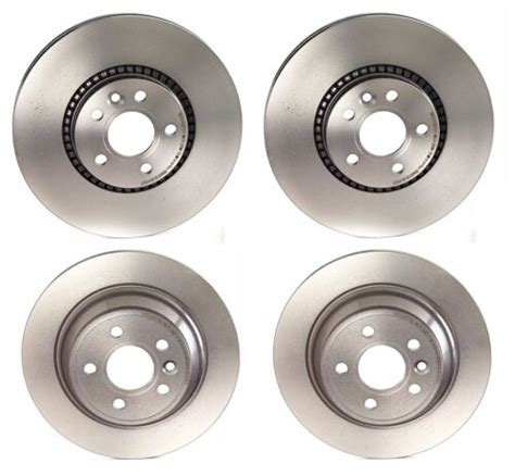 New Brembo Front And Rear Brake Disc Rotors Uv Coated Kit For Volvo S80 V70 Xc70 Ebay