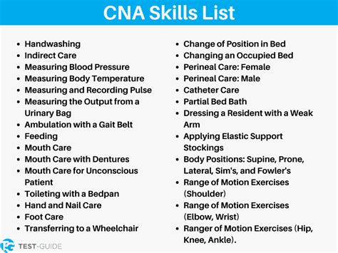 How To Pass The Cna Skills Test 30 Skills To Know