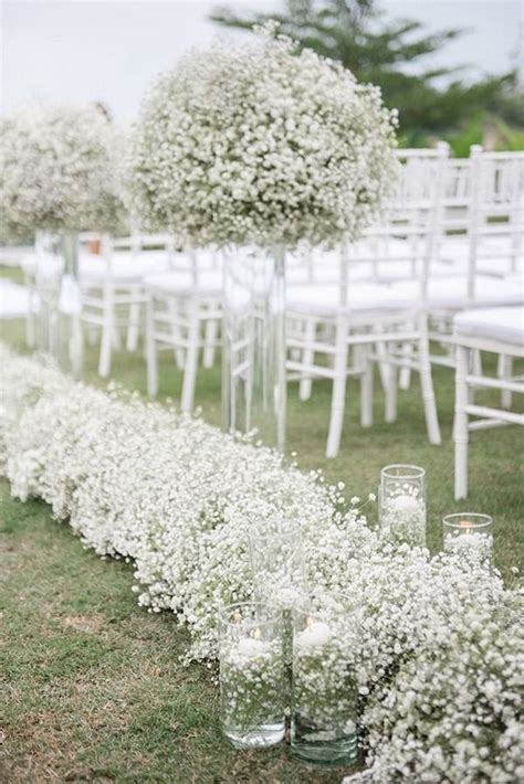 Minimalist Outdoor Wedding Aisle Decor Ideas Wedding Aisle