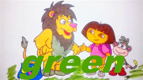 Dora the Explorer Leon the Circus Lion Леон цирковой лев