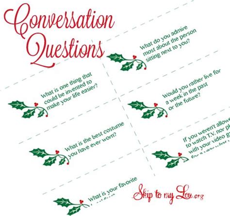 Conversation Questions Christmas Questions Conversation Questions