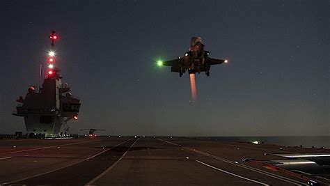 F-35 Does a Special Kind of Landing on Royal Navy's Biggest Warship ...