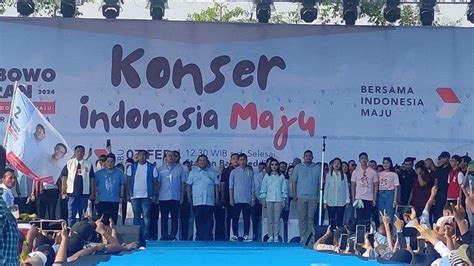 Saat Anak Hingga Menantu Jokowi Duduk Sebaris Dalam Acara Kampanye