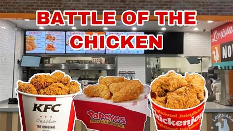 Jollibee Vs Kfc Vs Popeyes Battle Of The Fried Chickens Pinoy Canada Youtube