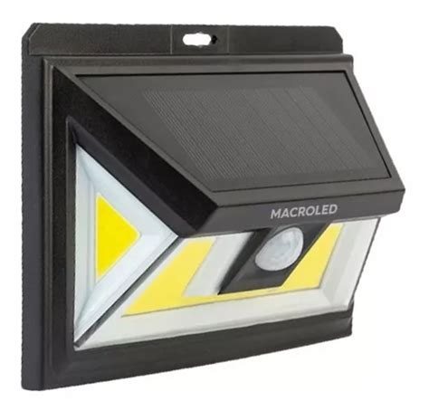 Aplique Proyector 5w Panel Solar Para Exterior Macroled