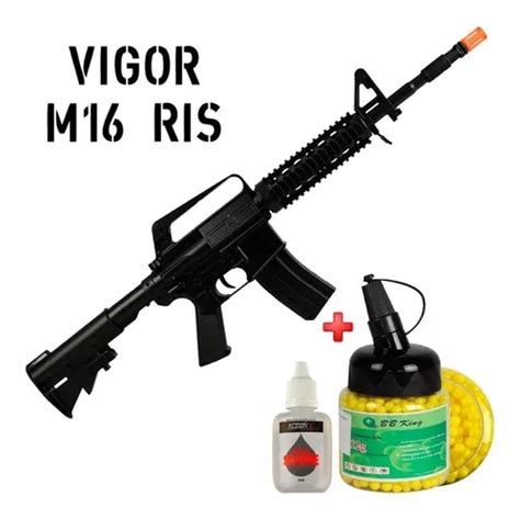 Airsoft Spring Rossi Vigor M Ris Black Bbs G Leo