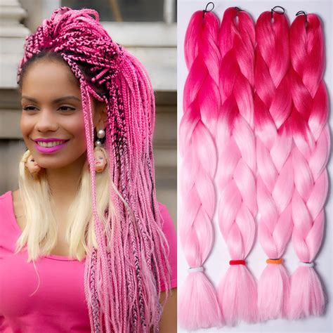 Pcs Inch G Ombre Kanekalon Braiding Hair Synthetic Hair Weaving