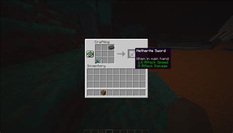 Lungenentz Ndung Hei Algebra Minecraft Netherite Schwert Bunker Signal