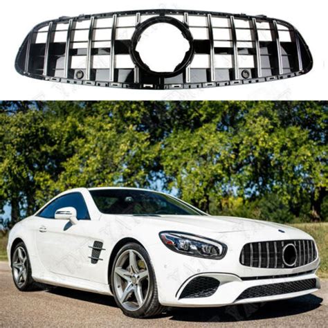 Car Front Racing Grills Fit For Mercedes Benz R Sl Class