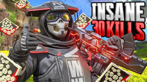 INSANE Bloodhound 30 KILLS And 6 000 Damage Apex Legends Gameplay