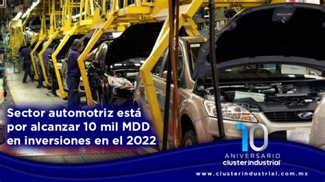 Cluster Industrial Sector Automotriz Est Por Alcanzar Mil Mdd En